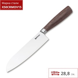 Нож кухонный BOKER CORE SANTOKU 130730 Нож кухонный BOKER CORE SANTOKU 130730