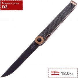Складной нож BOKER KAIZEN GREEN CANVAS MICARTA 01BO391 Складной нож BOKER KAIZEN GREEN CANVAS MICARTA 01BO391