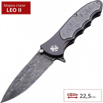 Складной нож BOKER LEOPARD-DAMAST III COLLECTION 110237DAM Складной нож BOKER LEOPARD-DAMAST III COLLECTION 110237DAM