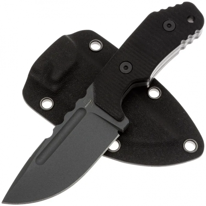 Туристический нож BOKER PLUS LITTLE DVALIN BLACK BK02BO033